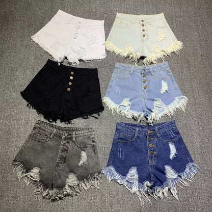 Casual Ripped Shorts Jeans -