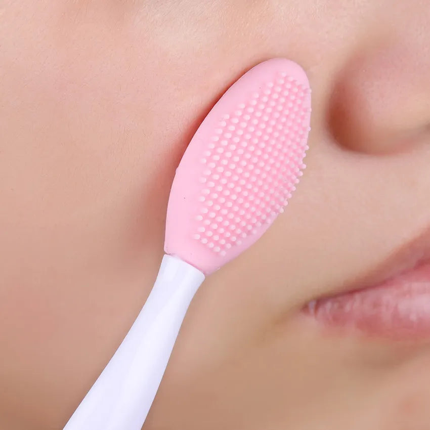 1PC Beauty Skin Care Wash Face Silicone Brush -