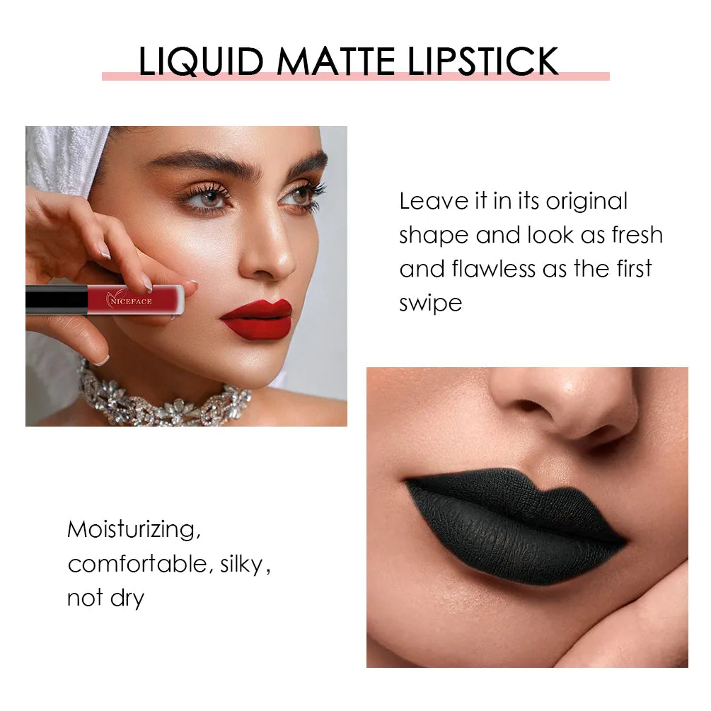 NEW Nude Liquid Natte Lipsticks Waterproof -