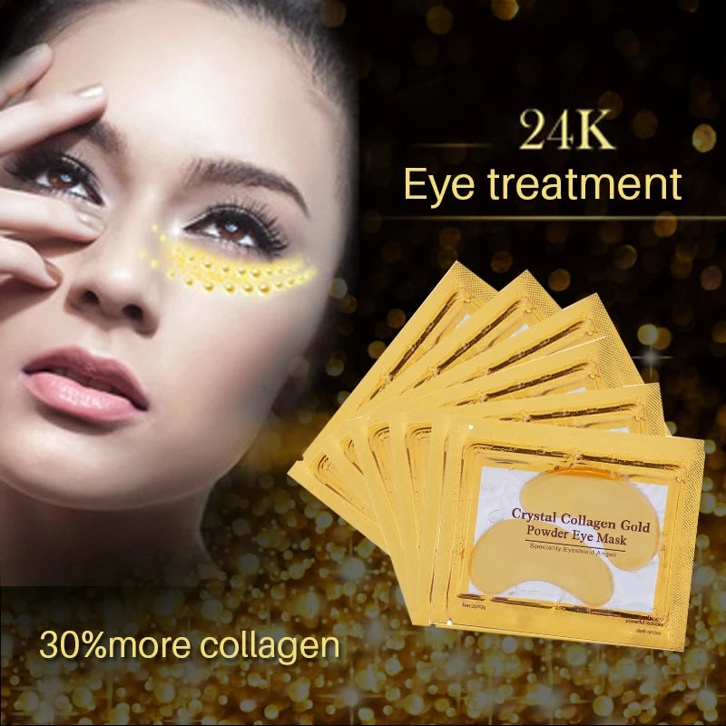 5packs Gold Crystal Collagen Eye Mask -