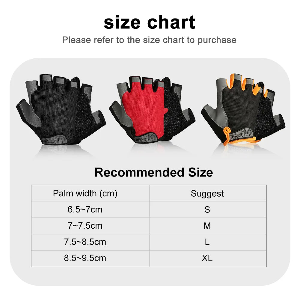 Half Finger Gloves Gym Fitness -