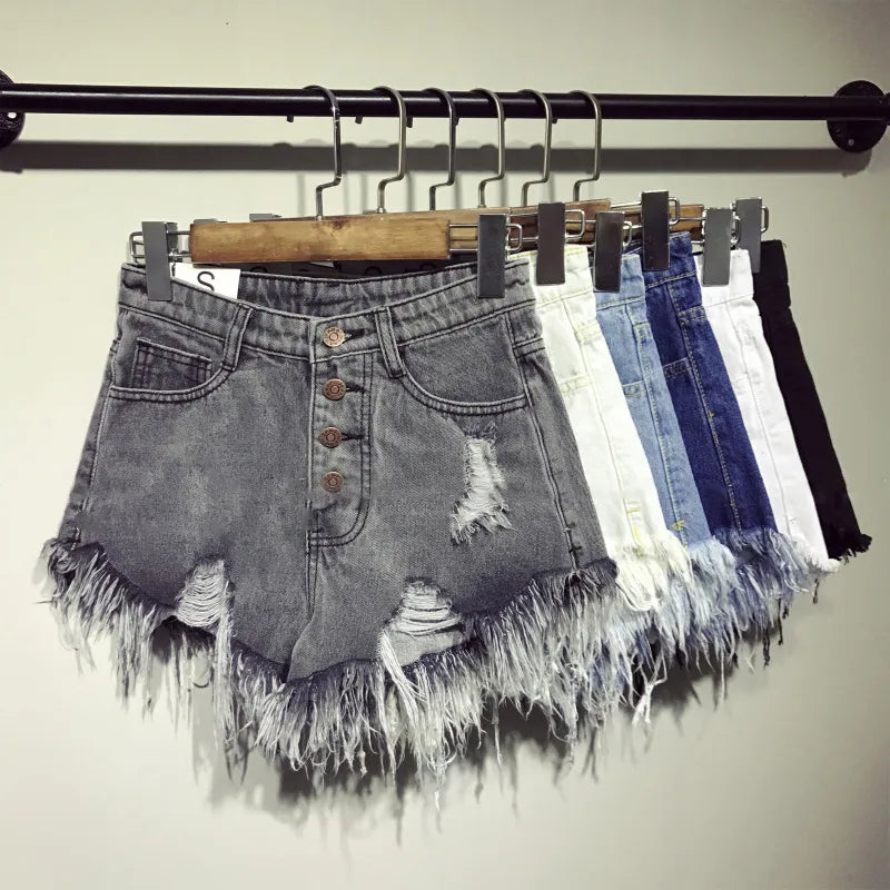 Casual Ripped Shorts Jeans -