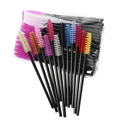 50 Pcs Disposable Crystal Eyelash brush Mascara Applicator -