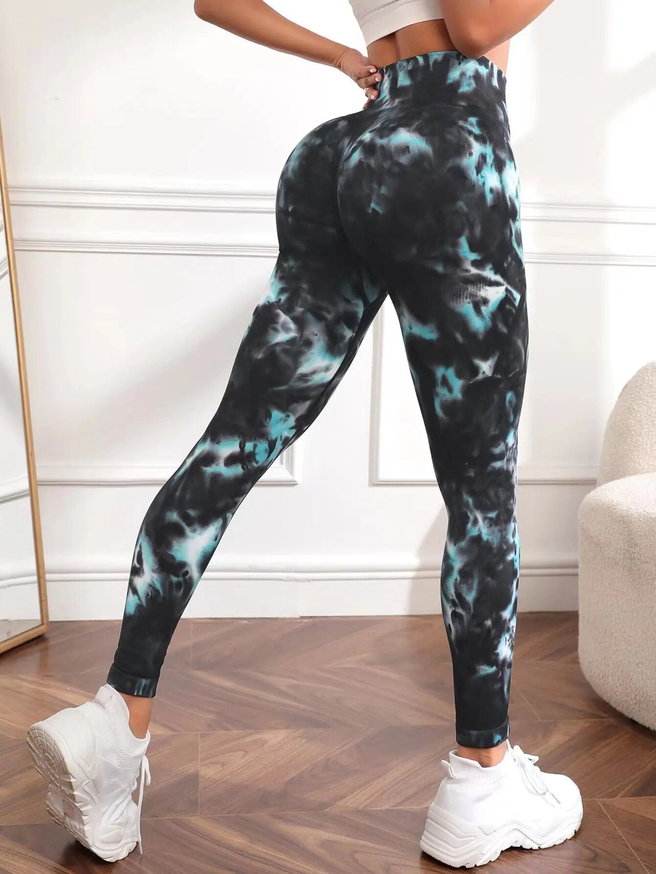 Basic tie diy legging gym -