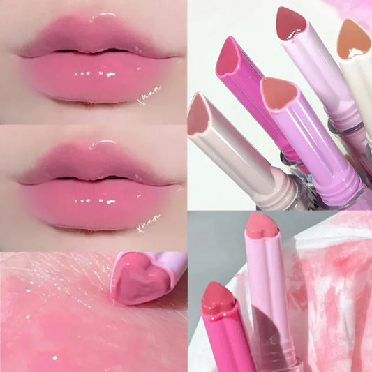 Love Shape Jelly Lipstick Waterproof Non-stick -