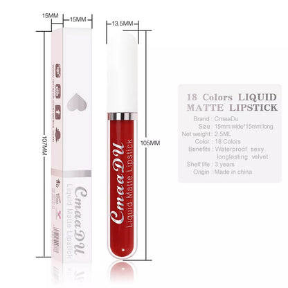 Sexy Waterproof Matte Lip Gloss Liquid -