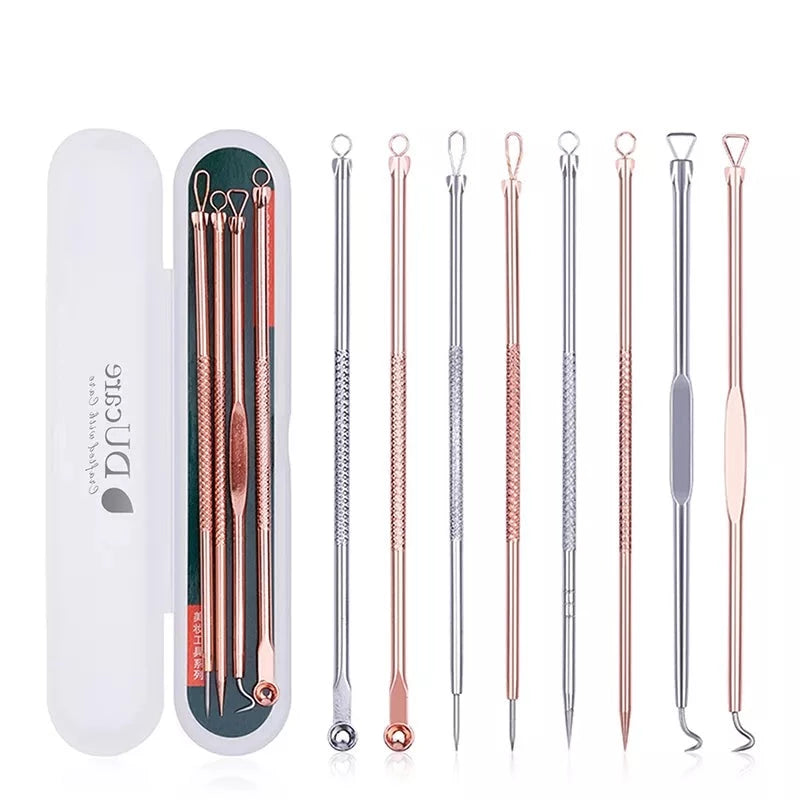 4pcs Acne Blackhead Removal Stainless steel -