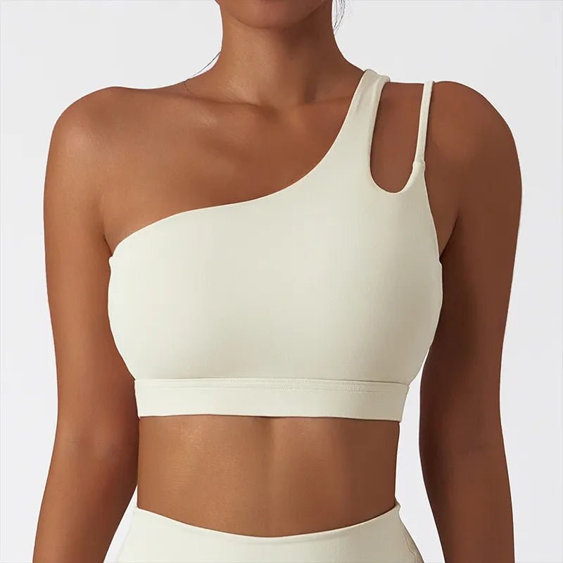 Single Strap Yoga Bra -