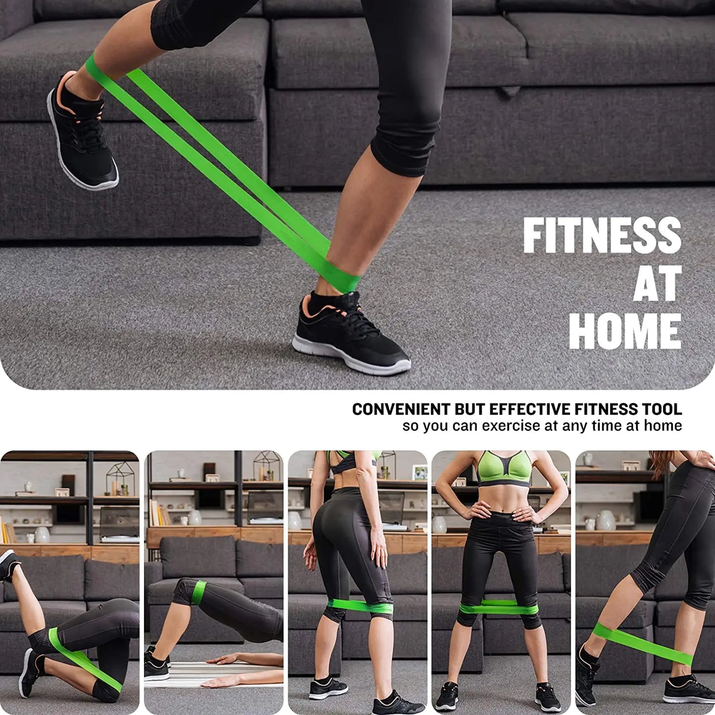 5 Fitness Elastic Bands Exercise -