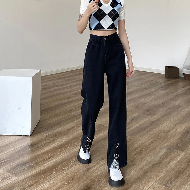 Streetwear Baggy Oversize Jeans Woman High Waist -