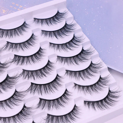 Natural False Eyelashes 5/10/14Pairs Dramatic 3D Mink Lashes -