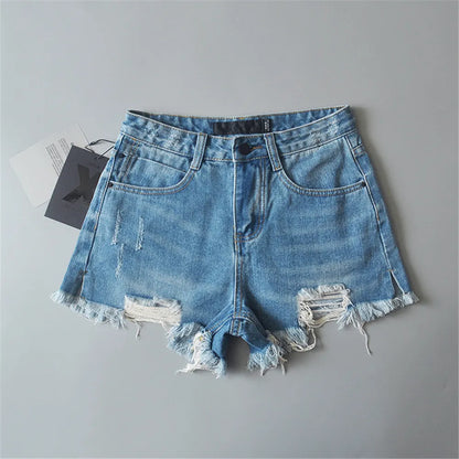 Sexy Ripped Shorts Jeans -