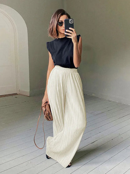 Casual Fashion Elegant Long Palazzo Pants -