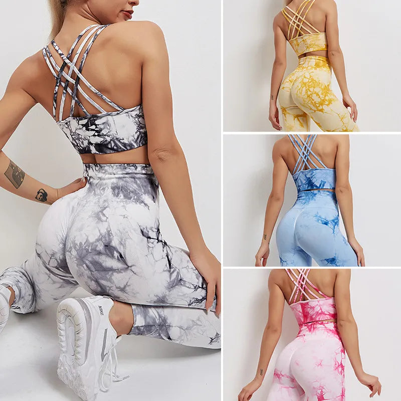 Tie-Dyed Yoga Sets Fitness (S/M) -