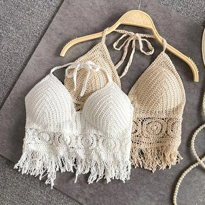 Sexy Boho Beach Holiday Crop Tops (S-M) -