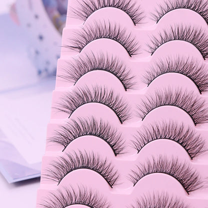 Natural False Eyelashes 5/10/14Pairs Dramatic 3D Mink Lashes -