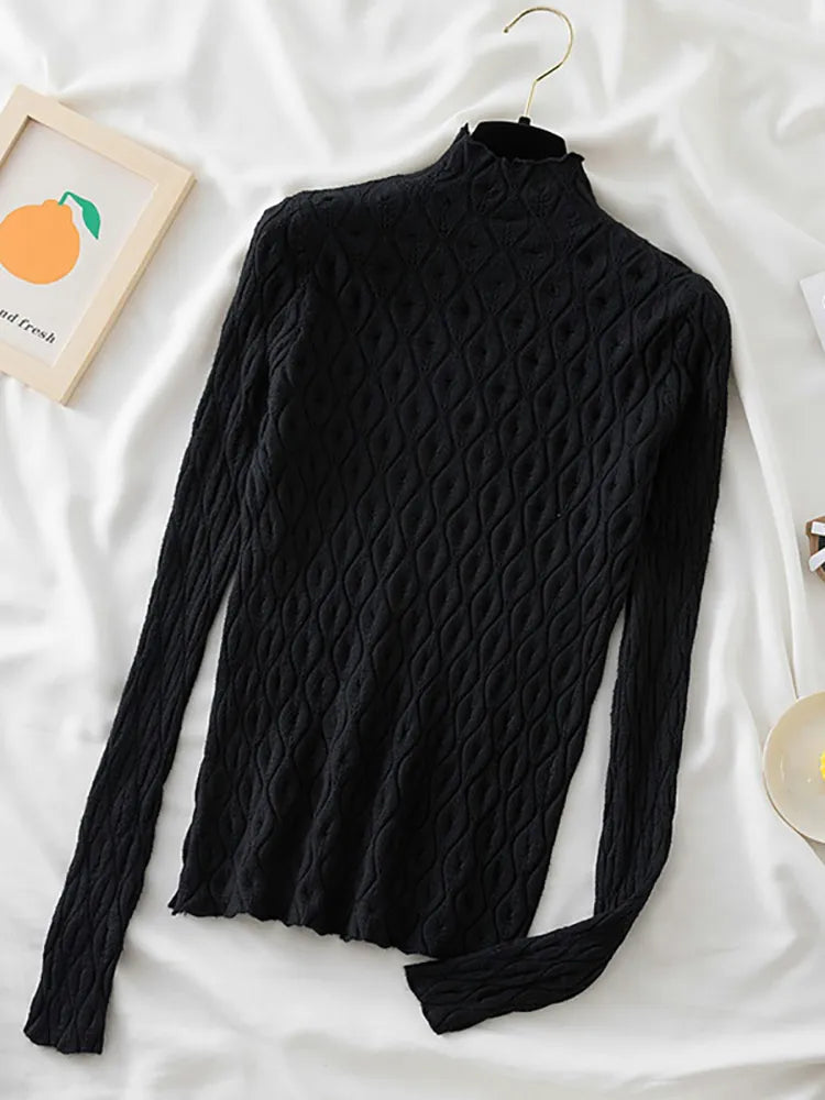 Cashmere Turtleneck Women Sweaters -