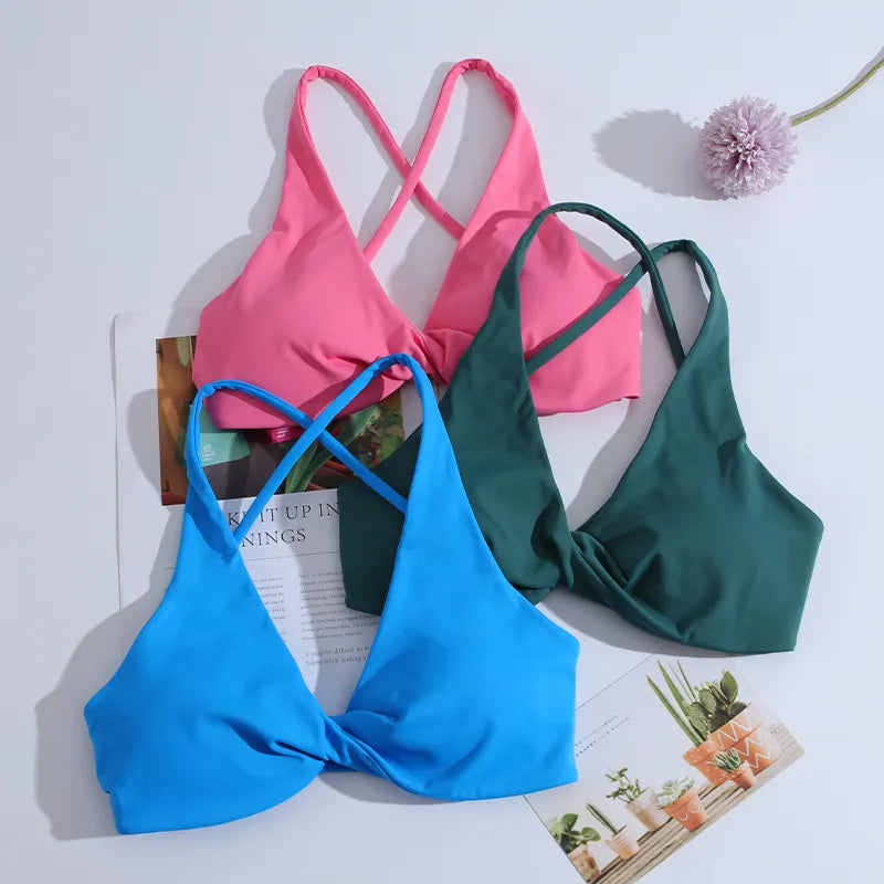 Cross Back Sport Bra Fitness Women -