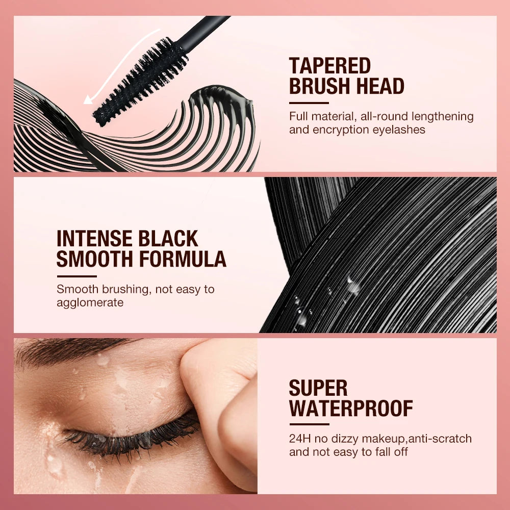 Waterproof Lengthens Eyelashes Extension Mascara -