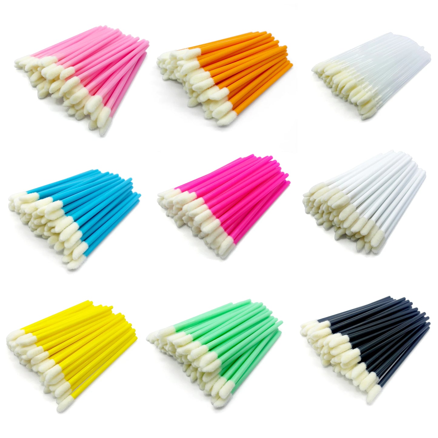 50 Pcs Disposable Lip Brush Eyelash -