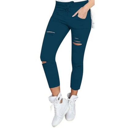 New Ripped Jeans Pencil Jeans -