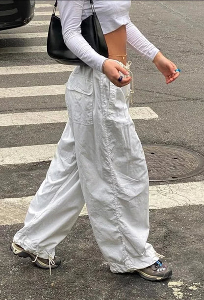 Casual Baggy Wide Leg Sweatpants -