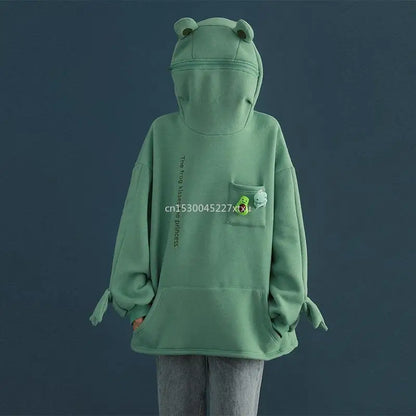 Unisex Frog Zipper Hoodie Style -