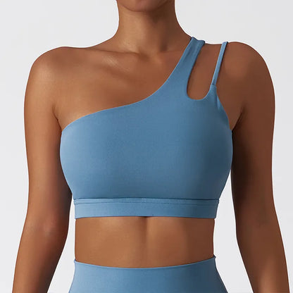 Single Strap Yoga Bra -