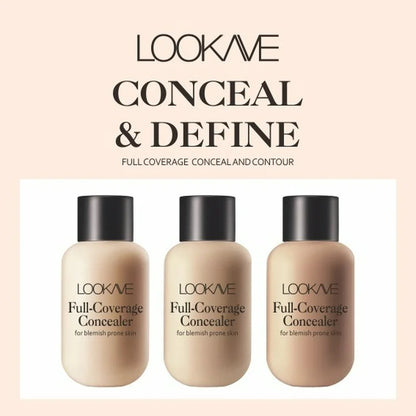 Waterproof Liquid Concealer 3 Colors Matte Full Coverage -