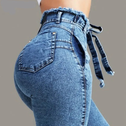 Casual Boyfriend Hole Ripped Jeans -